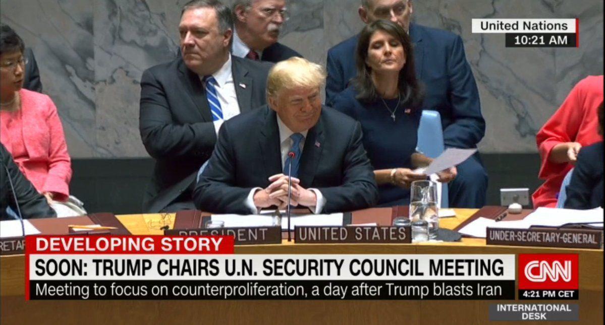 ترامپ در جلسه شورای امنیت: ایران حق ندارد سلاح هسته‌ای داشته باشد / تهران به پول نیاز داشت و برجام این پول را در اختیار آنها قرار داد /  هر کشوری بخواهد تحریم‌های ایران را دور بزند، با مجازات‌های شدیدی روبه رو خواهد شد