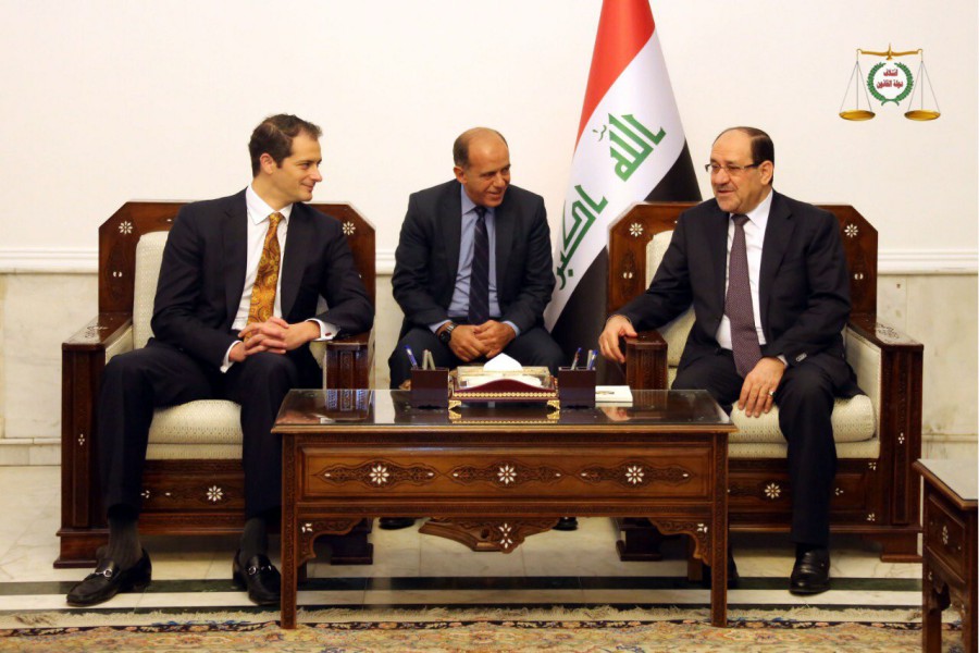 نوری المالکی در دیدار با مقام آمریکایی: عراق باید از تحریم های آمریکا معاف شود