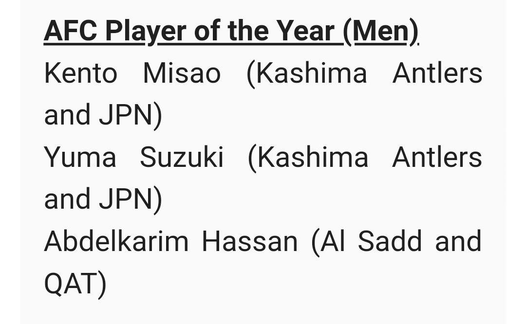 سه نامزد بهترین بازیکن سال آسیا اعلام شدند / نام بیرانوند در لیست نهایی نیست