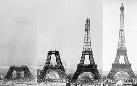 تصاویر : لحظه به لحظه با ساخته شدن برج ایفل در سال 1887
