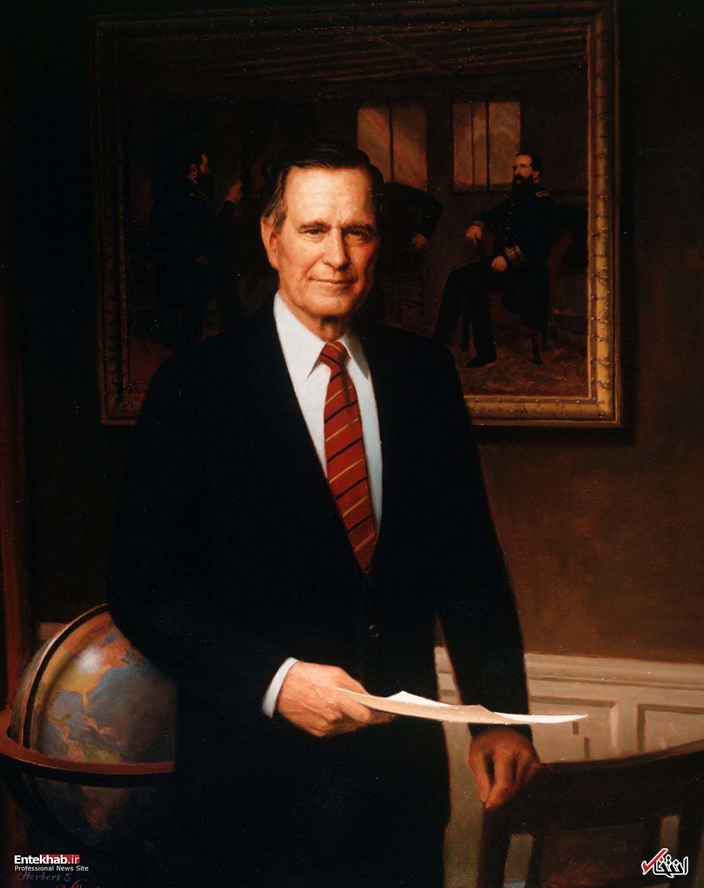 جورج بوش پدر به روایت تصویر