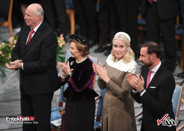 تصاویر : مراسم اهدای جایزه صلح نوبل ۲۰۱۸ به نادیا مراد و دنیس موک‌وگه
