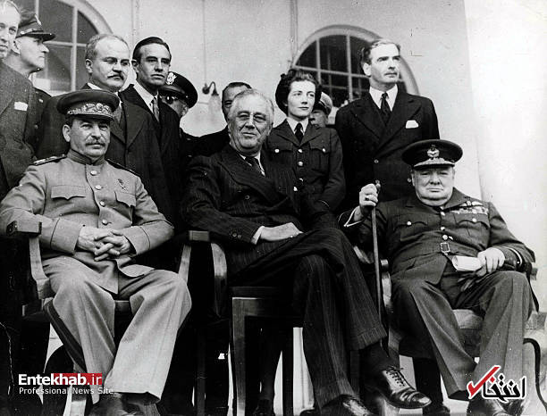 تصاویر : چرچیل، استالین و روزولت در تهران