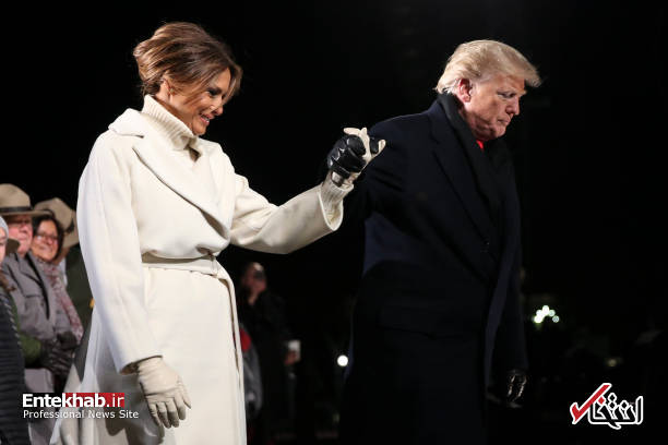 تصاویر : ترامپ و همسرش
