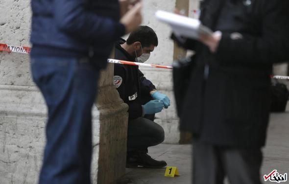 تصاویر : حمله به دو پلیس فرانسوی در برابر یک مرکز یهودیان