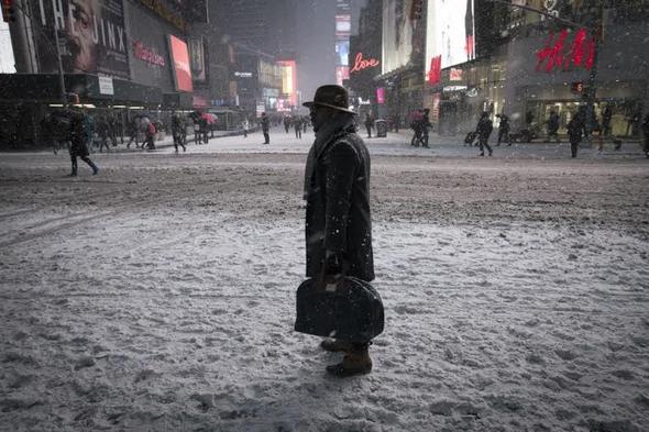 تصاویر : برف و یخبندان شدید در نیویورک