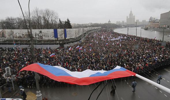 تصاویر : تظاهرات مخالفان دولت در روسیه