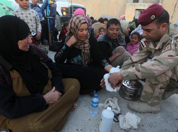 تصاویر : ارتش به دروازه‌های تکریت رسید