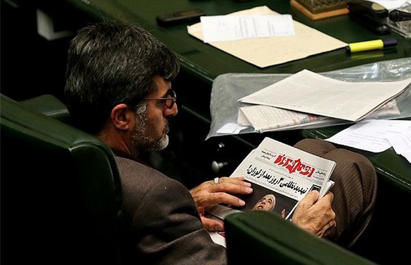 تصاویر : ظریف و صالحی در صحن مجلس