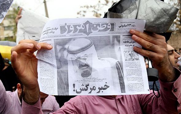 تصاویر : تجمع مقابل سفارت عربستان
