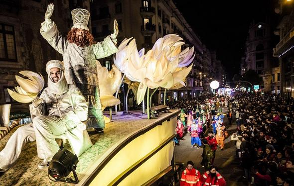 تصاویر : جشن روز سه پادشاه در اسپانیا‎