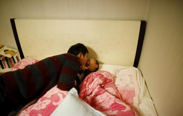 تصاویر : «مرخصی پدرانه» در کره جنوبی