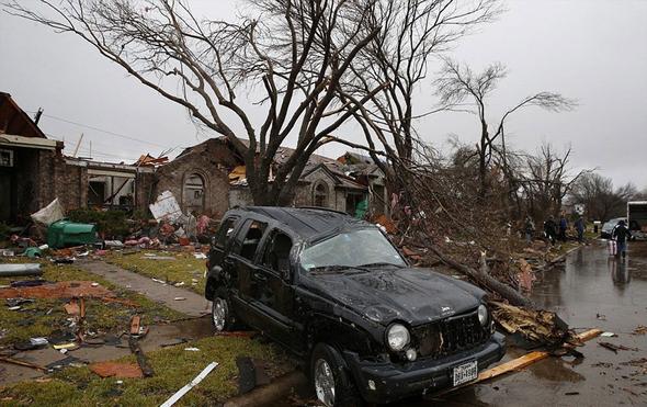تصاویر : خسارات طوفان در آمریکا‎ با 42 کشته