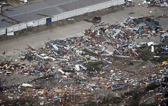 تصاویر : خسارات طوفان در آمریکا‎ با 42 کشته