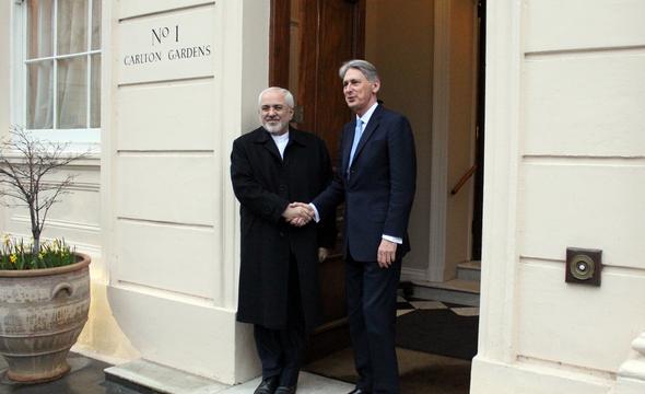 تصاویر : دیدار ظریف و هاموند در لندن
