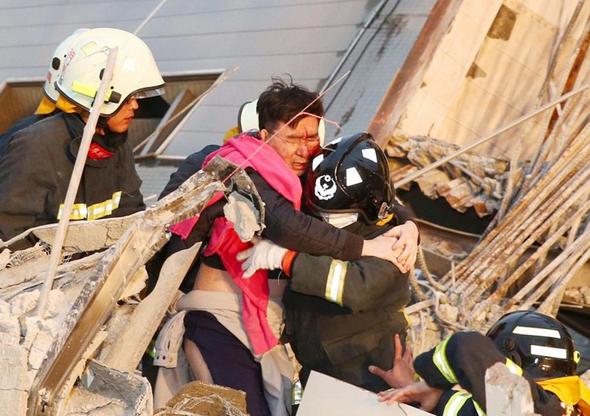 تصاویر : خسارت‌های زلزله مهیب در تایوان