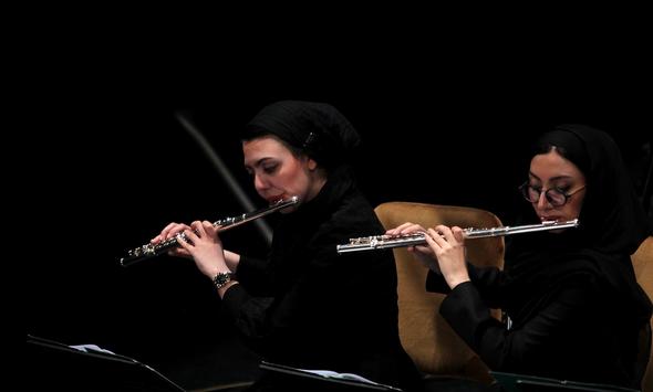 تصاویر : اجرای ارکستر موسیقی ملی در جشنواره موسیقی فجر