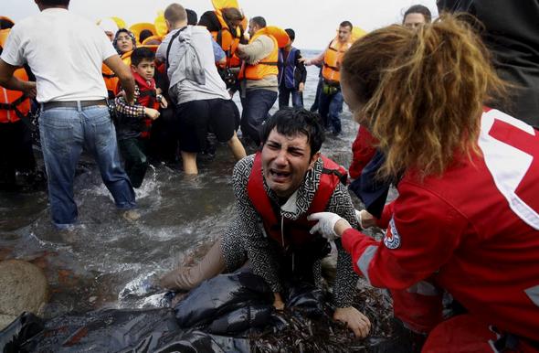 تصاویر : گورستان پناهجویان در یک قدمی اروپا