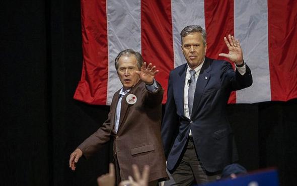 تصاویر : ورود جورج بوش به مبارزات انتخاباتی