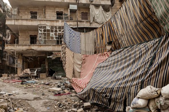 تصاویر : حلب، ویرانۀ متروک