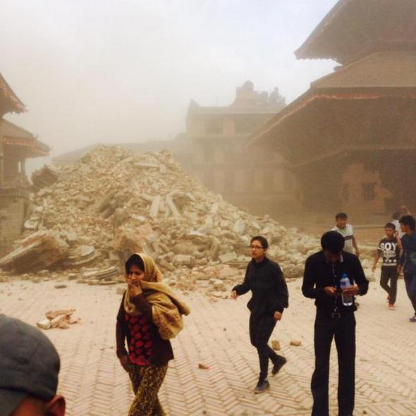 تصاویر : زمین‌لرزه 7.9 ریشتری نپال را تخریب کرد