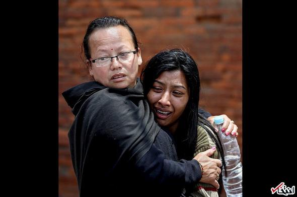 تصاویر : وداع با جان باختگان زلزله نپال