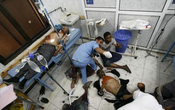 تصاویر : ادامه تجاوز عربستان به يمن‎