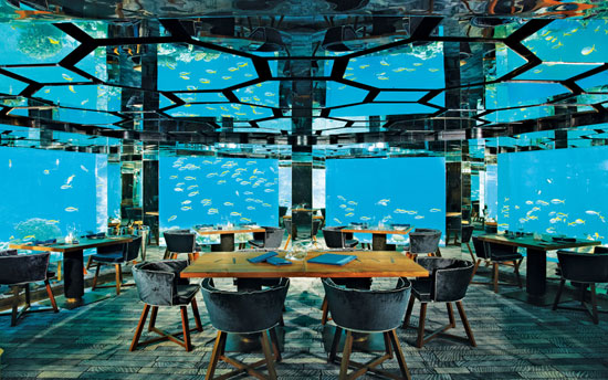 بهترین رستوران‌های زیر آب