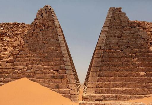 اهرام باستانی مرواه در سودان