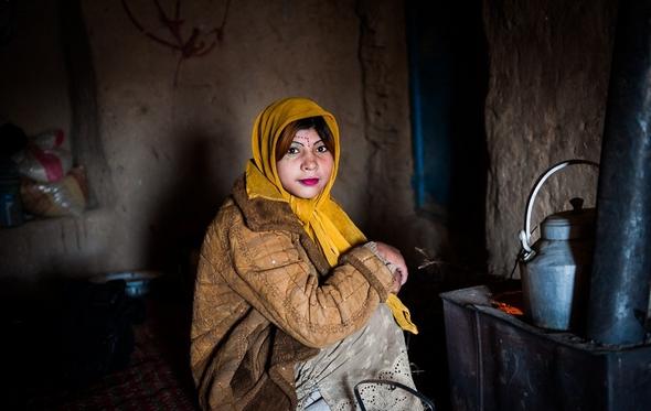 تصاویر : روستای بیوه‌ها در افغانستان