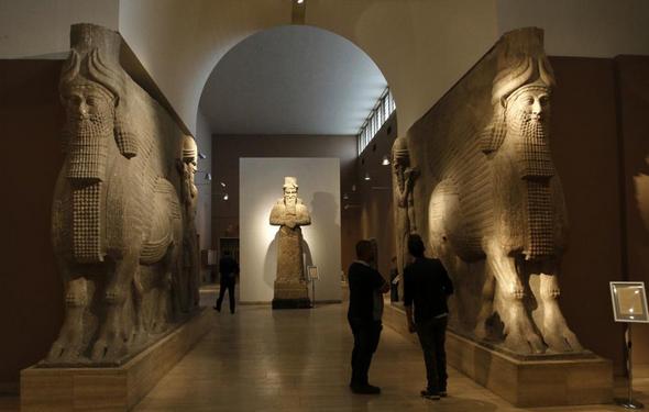 تصاویر : موزه آثار باستانی سوریه و عراق