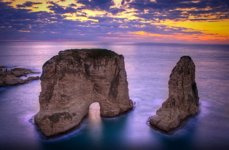 صخره های عشق در بیروت