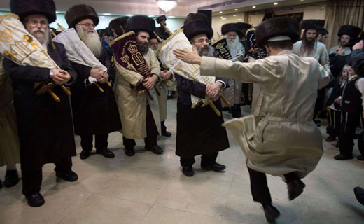 عجیب‌ترین رقص یهود + تصاویر