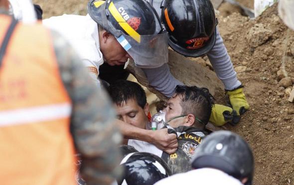 تصاویر : رانش مرگبار زمین در گواتمالا