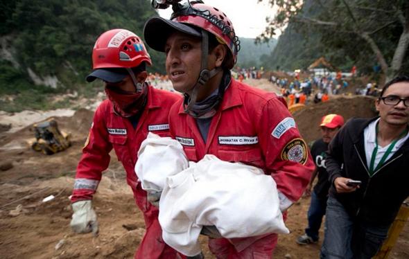 تصاویر : رانش مرگبار زمین در گواتمالا