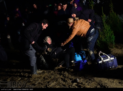 سرگردانی مهاجران بین مرزهای کرواسی، مجارستان و اتریش + تصاویر