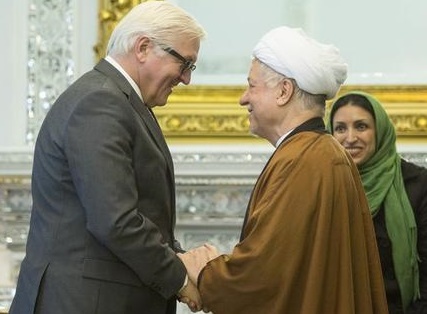 توییت وزارت خارجه آلمان پس از دیدار اشتاین مایر با آیت الله هاشمی رفسنجانی