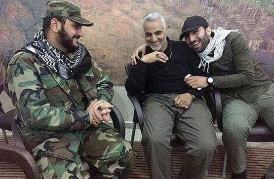 سردار سلیمانی در کنار دشمن شماره یک داعش + عکس