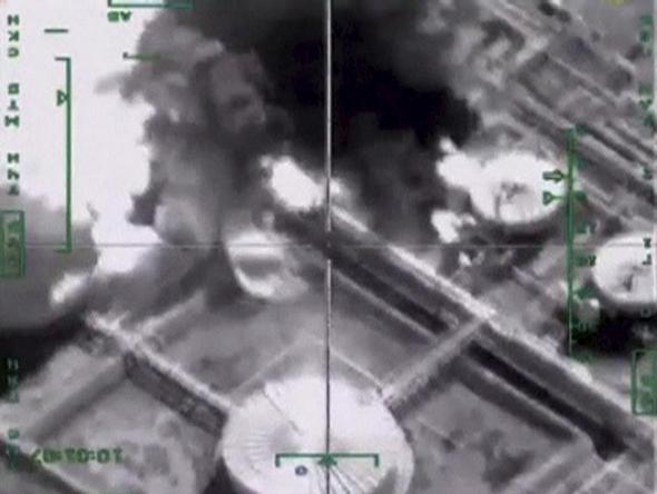 تصاویر : بمباران داعش توسط روسیه