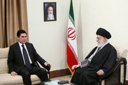 دیدار رییس جمهوری ترکمنستان با رهبر معظم انقلاب