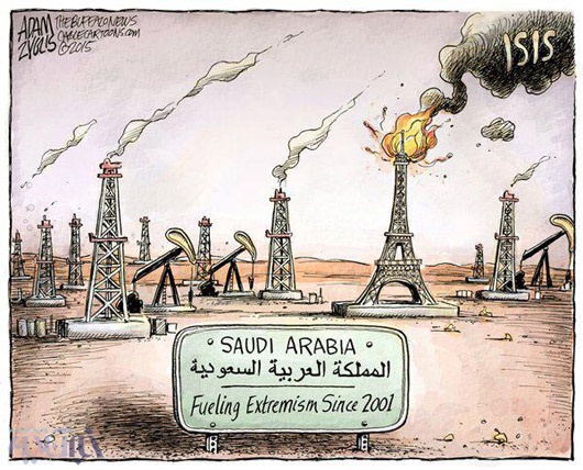 کاریکاتور/ چاه جدید عربستان!
