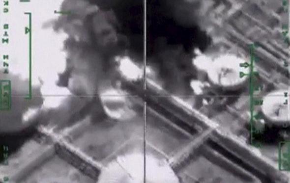 تصاویر : حملات روسیه به مواضع داعش