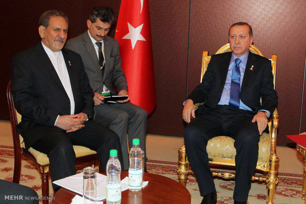 تصویر: دیدار رئیس جمهور ترکیه با معاون اول رئیس جمهور