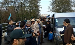 بازگشت 12 زندانی ایرانی محبوس در زندان‌های آذربایجان به کشور + تصاویر