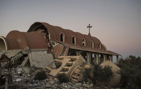تصاویر : خروج داعش از روستاهای مسیحیان