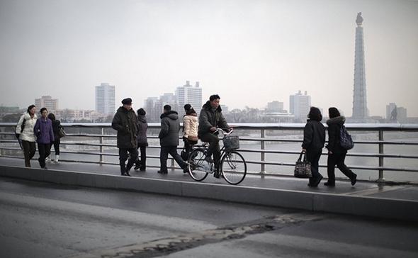 تصاویر : سرما در کره شمالی