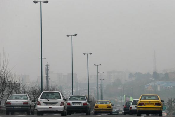 تصاویر : وارونگی هوا در تهران