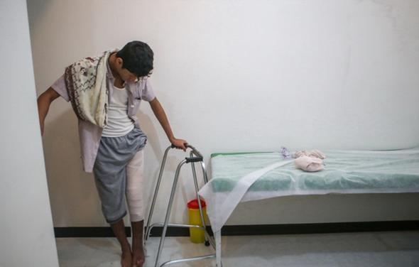 تصاویر : مجروحان جنگ یمن در تهران