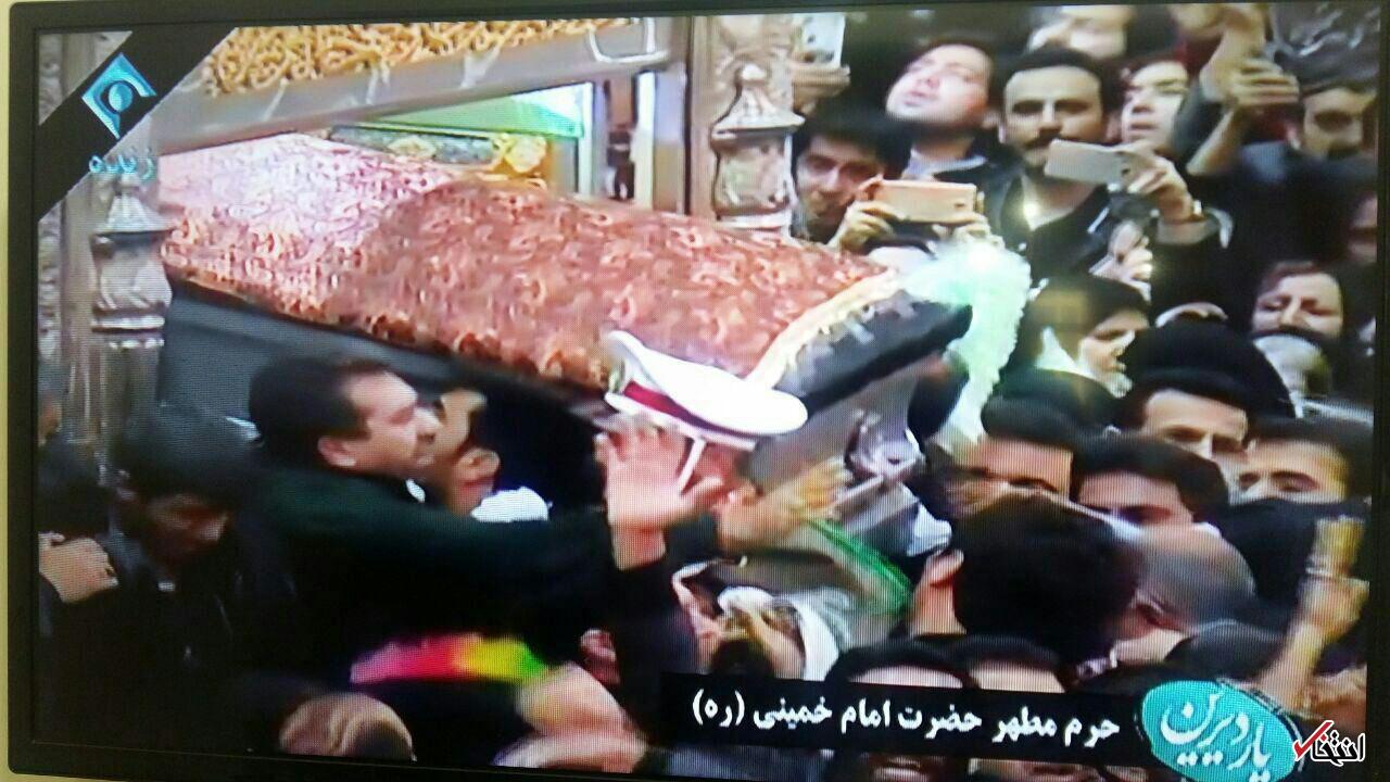 فوري/پیکر آیت‌الله هاشمی همراه دیرین امام و رهبری در ضریح حرم مطهر حضرت امام خمینی(ره) آرام گرفت