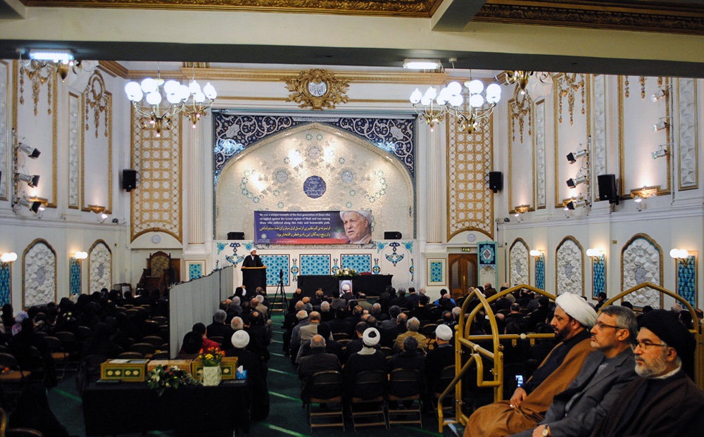 تصاویر :گرامی داشت مراسم یادبود آیت&zwnj;الله هاشمی رفسنجانی در نیویورک وانگلیس